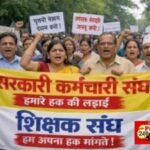 राज्यभर सरकारी कर्मचारी, शिक्षकांचा बेमुदत संप सुरू; १७ लाख कर्मचाऱ्यांचा सहभाग.