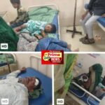 पातोंडा–सावखेडा रस्त्यावर वाळूमुळे भीषण अपघात; चार महिन्यांच्या बाळासह संपूर्ण कुटुंब गंभीर जखमी, प्रशासन सुस्त.